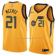 Maillot Utah Jazz Erik Mccree #21 Statement 2018 Jaune