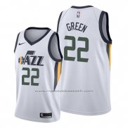 Maillot Utah Jazz Jeff Green #22 Association Blanc