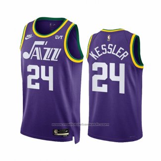 Maillot Utah Jazz Walker Kessler #24 Classic 2023-24 Volet