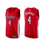 Maillot Washington Wizards Admiral Schofield #4 Earned 2019-20 Rouge