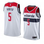 Maillot Washington Wizards Bobby Portis #5 Association 2018 Blanc