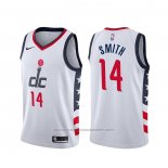 Maillot Washington Wizards Ish Smith #14 Ville Blanc