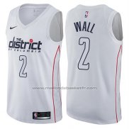 Maillot Washington Wizards John Wall #2 Ville Blanc