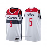 Maillot Washington Wizards Shabazz Napier #5 Association Blanc