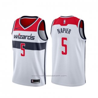 Maillot Washington Wizards Shabazz Napier #5 Association Blanc