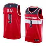 Maillot Washington Wizards Sheldon Mac #9 Icon 2018 Rouge