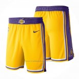 Short Los Angeles Lakers Icon 2020-21 Jaune