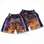 Short Los Angeles Lakers Lunar New Year Mitchell & Ness Just Don Jaune