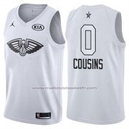 Maillot All Star 2018 New Orleans Pelicans Demarcus Cousins #0 Blanc