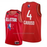 Maillot All Star 2020 Los Angeles Lakers Alex Caruso #4 Rouge