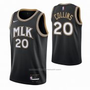 Maillot Atlanta Hawks John Collins #20 Ville 2020-21 Noir