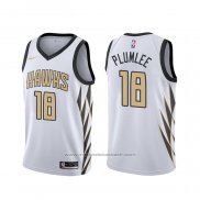 Maillot Atlanta Hawks Miles Plumlee #18 Ville Blanc