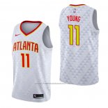 Maillot Atlanta Hawks Trae Young #11 Association Blanc