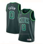 Maillot Boston Celtics Jayson Tatum #0 Earned 2020-21 Vert