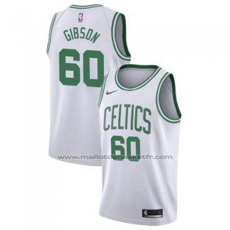 Maillot Boston Celtics Jonathan Gibson #60 Association 2017-18 Blanc