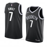 Maillot Brooklyn Nets Nuni Omot #7 Icon 2018 Noir