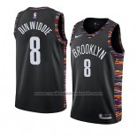 Maillot Brooklyn Nets Spencer Dinwiddie #8 Ville 2019 Noir