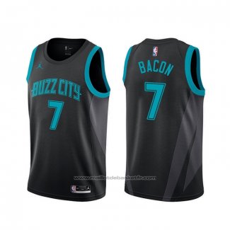 Maillot Charlotte Hornets Dwayne Bacon #7 Ville Noir