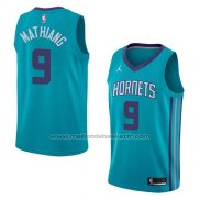 Maillot Charlotte Hornets Mangok Mathiang #9 Icon 2018 Vert