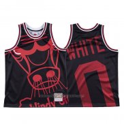 Maillot Chicago Bulls Coby White #0 Mitchell & Ness Big Face Noir