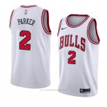 Maillot Chicago Bulls Jabari Parker #2 Association 2018 Blanc
