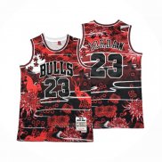 Maillot Chicago Bulls Michael Jordan #23 Mitchell & Ness Lunar New Year Rouge