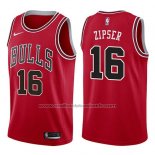 Maillot Chicago Bulls Paul Zipser #16 Icon 2017-18 Rouge