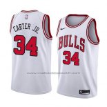 Maillot Chicago Bulls Wendell Carter Jr. #34 Association 2018 Blanc