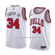 Maillot Chicago Bulls Wendell Carter Jr. #34 Association 2018 Blanc