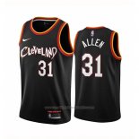 Maillot Cleveland Cavaliers Jarrett Allen #31 Ville 2020-21 Noir