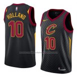 Maillot Cleveland Cavaliers John Holland #10 Statement 2018 Noir