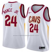 Maillot Cleveland Cavaliers Larry Nance Jr. #24 Association 2018 Blanc