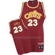 Maillot Cleveland Cavaliers LeBron James #23 Retro 2008 Rouge