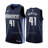 Maillot Dallas Mavericks Dirk Nowitzki #41 Statement 2019-20 Bleu