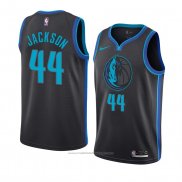 Maillot Dallas Mavericks Justin Jackson #44 Ville 2018-19 Bleu