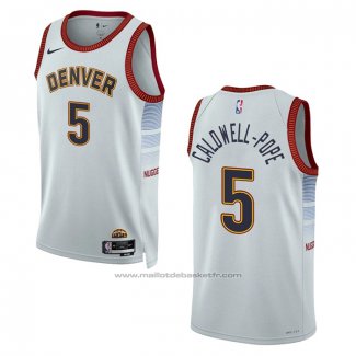 Maillot Denver Nuggets Kentavious Caldwell-pope #5 Ville 2022-23 Blanc