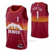 Maillot Denver Nuggets Michael Porter #1 Ville 2020-21 Rouge