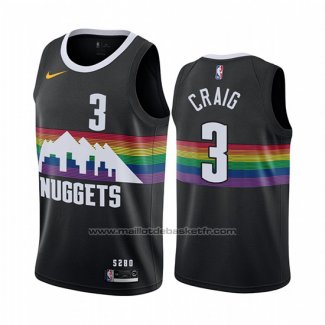 Maillot Denver Nuggets Torrey Craig #3 Ville Noir