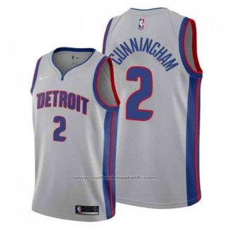 Maillot Detroit Pistons Cade Cunningham #2 Statement 2020-21 Gris