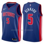 Maillot Detroit Pistons Luke Kennard #5 Icon 2017-18 Bleu