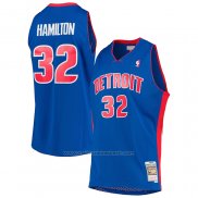 Maillot Detroit Pistons Richard Hamilton #32 Mitchell & Ness 2003-04 Bleu