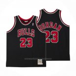 Maillot Enfant Chicago Bulls Michael Jordan #23 Mitchell & Ness 1997-98 Noir