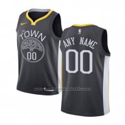 Maillot Enfant Golden State Warriors Personnalise 17-18 Noir