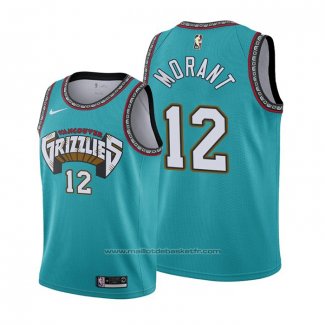 Maillot Enfant Memphis Grizzlies Ja Morant #12 Hardwood Classics Vert