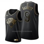 Maillot Golden Edition New York Knicks R.j. Barrett #9 Noir