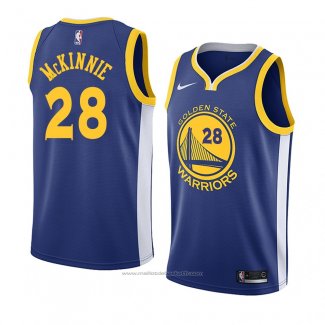 Maillot Golden State Warriors Alfonzo Mckinnie #28 Icon 2018 Bleu