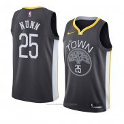 Maillot Golden State Warriors Kendrick Nunn #25 Statement 2018 Noir