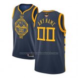 Maillot Golden State Warriors Personnalise Ville 2018-19 Bleu