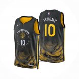 Maillot Golden State Warriors Ty Jerome #10 Ville 2022-23 Noir