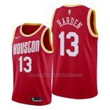 Maillot Houston Rockets James Harden #13 Hardwood Classics 2019 Rouge